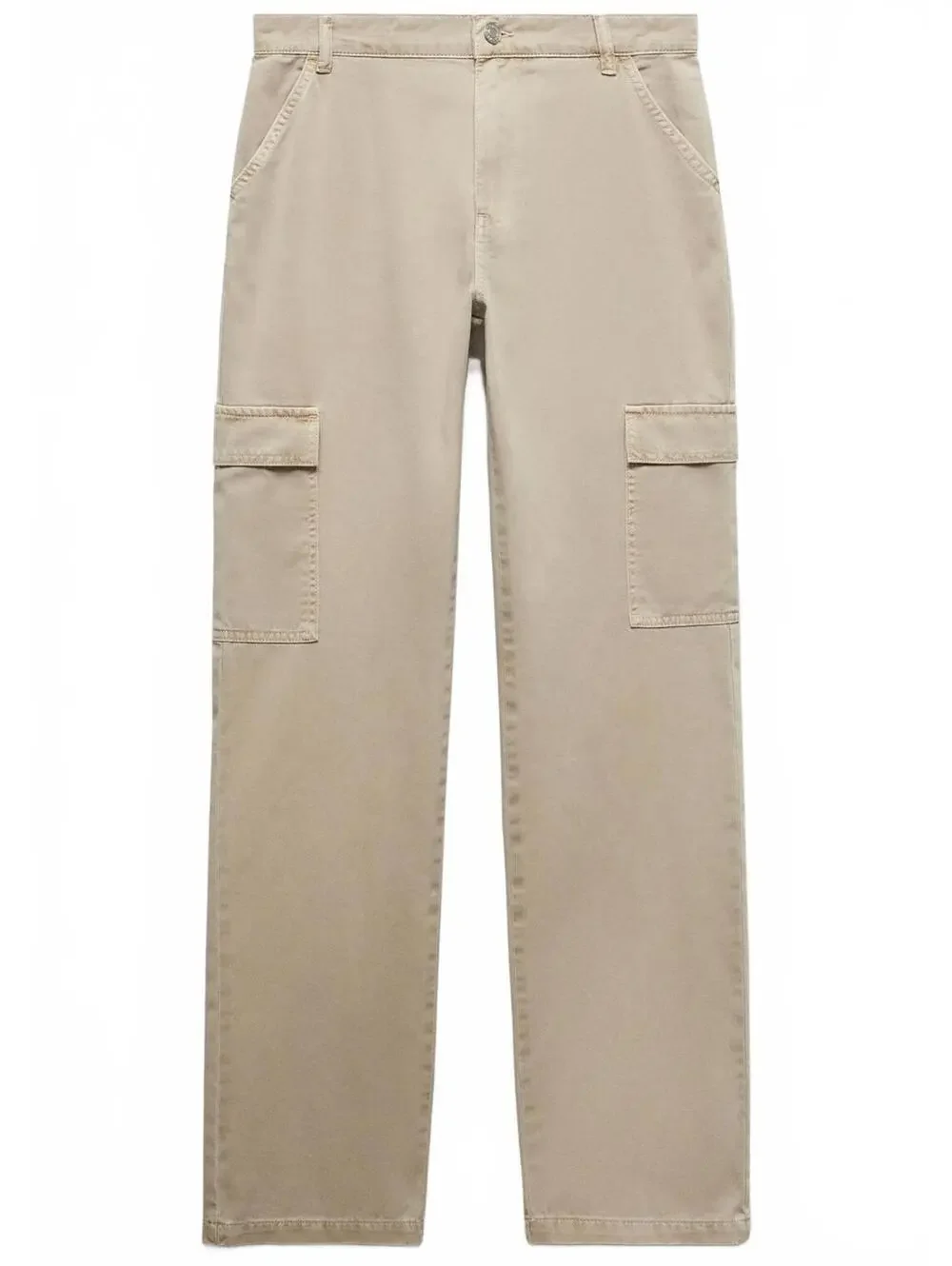 Mango Pocket Cargo Jeans NWT Sand Size 14 (EUR 46)